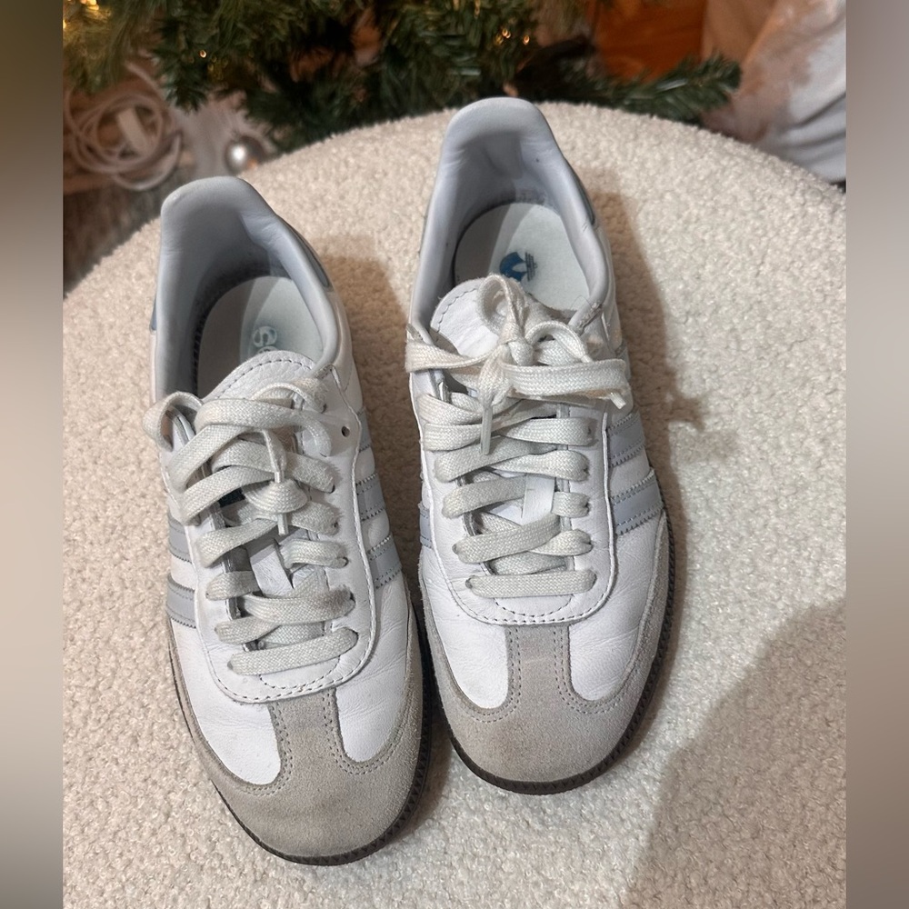 Adidas sambas baby blue